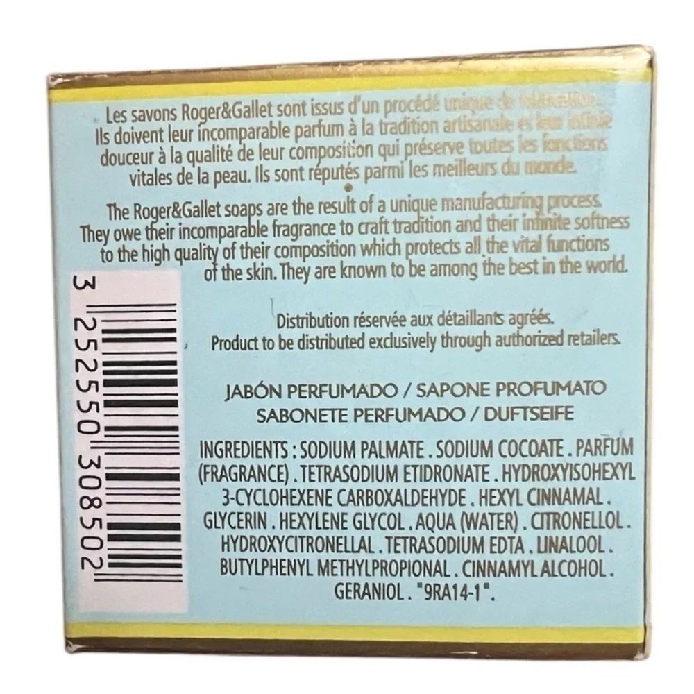 One Bar Roger & Gallet Lily of the Valley Perfumed Soaps 0.9oz Sealed